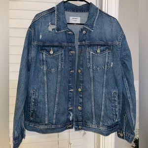 Old Navy Boyfriend Jean Jacket (M)